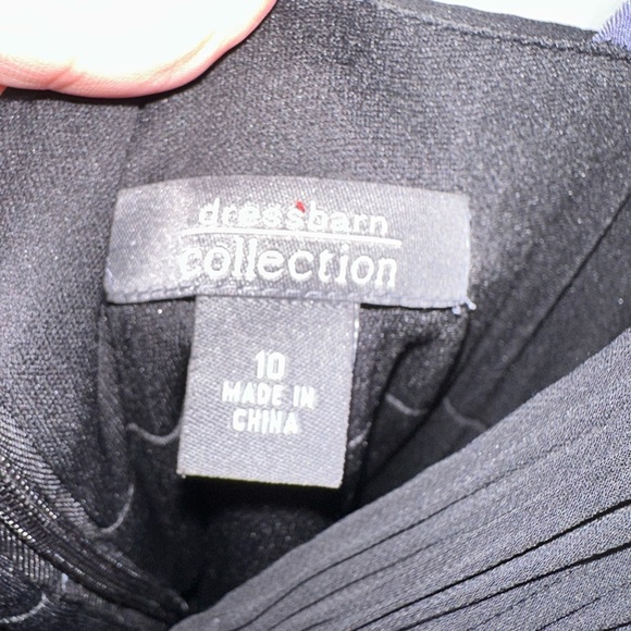 Y2K Vintage black babydoll Dressbarn midi prom party woman evening dress 10 - Picture 8 of 14